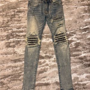 *UA* Amiri MX1 Indigo Bandana Denim (Size 30)